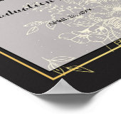 Golden Rozen Afstuderen Poster (Hoek)