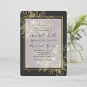 Golden Rozen Loving Memory Kaart (Staand voorkant)