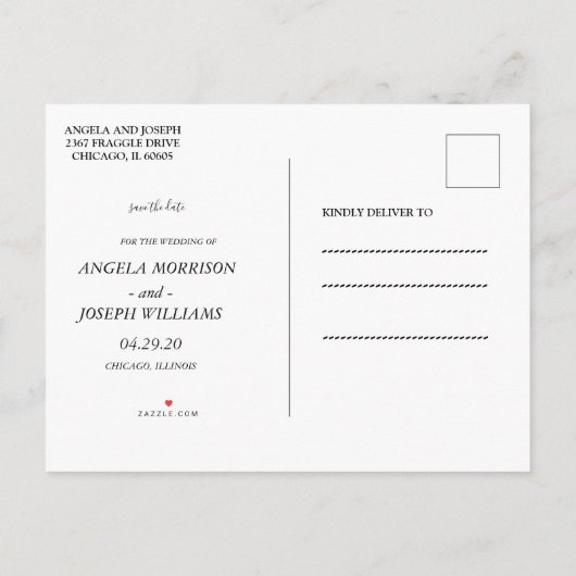 Golden Rozen Sla de datum op Aankondigingskaart (Achterkant)