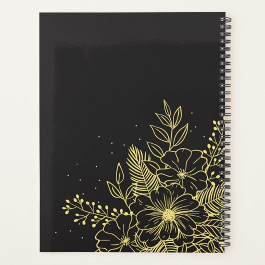 Golden Rozen Trouwplanner Planner (Achterkant)