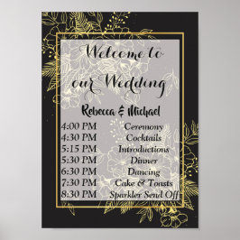 Golden Rozen Trouwvolgorde Evenementen P Poster