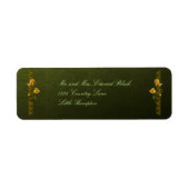 Golden Rozen Wedding Suite Etiket (Voorkant)