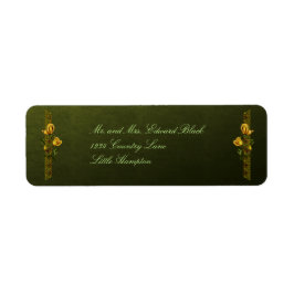 Golden Rozen Wedding Suite Etiket