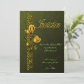 Golden Rozen Wedding Suite Kaart (Staand voorkant)