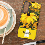 Golden Rudbeckia Black Eyed Susan Flowers Samsung Galaxy Hoesje<br><div class="desc">Dit ontwerp toont een close-upfoto van goudgele Rudbeckia,  ook bekend als Black Eyed Susan-bloemen. Personaliseer de naam en het initiaal letter monogram,  verwijder alle tekst of bewerk met behulp van het ontwerpgereedschap om een lettertypekleur,  -grootte en -stijl te selecteren die u wilt.</div>