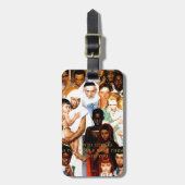 Golden Rule (Doe het tegen anderen) van Norman Roc Bagagelabel (Voorkant verticaal)