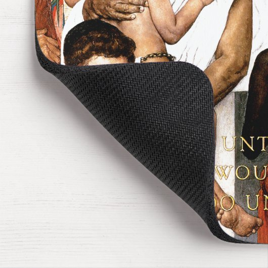 Golden Rule (Doe het tegen anderen) van Norman Roc Muismat (Hoek)