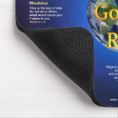 Golden Rule Mousepad Muismat (Hoek)