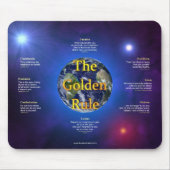 Golden Rule Mousepad Muismat (Voorkant)