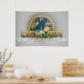 Golden Rule Poster (Keuken)