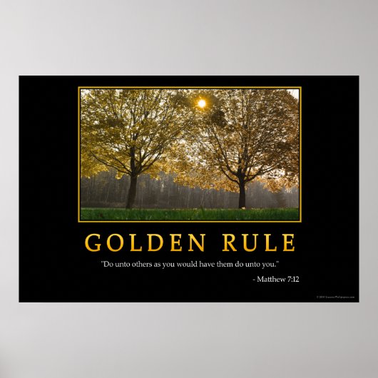 Golden Rule Poster (Voorkant)