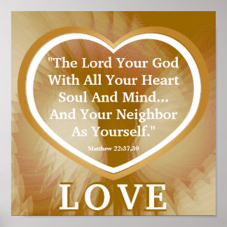 Golden Rule voor het Poster van White Angelic Wing