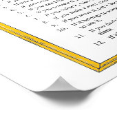 Golden Rules for Living Poster (Hoek)