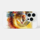 Golden Rumped Elephant Shrew AREF1017 - Watercolor iPhone Hoesje (Achterkant horizontaal)