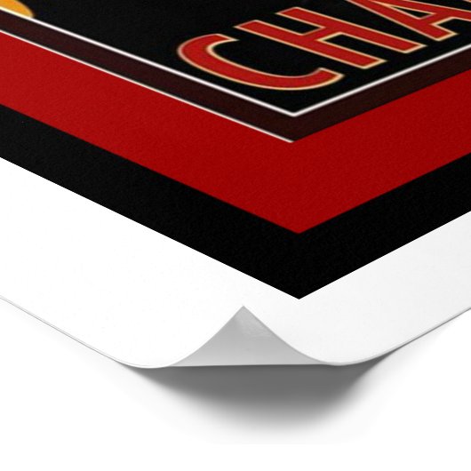  Golden Sable Champagne Ad Poster (Hoek)