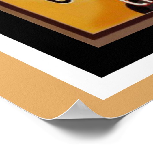 Golden Sable Champagne Ad Poster (Hoek)