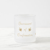 Golden Sacrament of Confirmation and Holy Spirit Matglas Koffiemok (Center)