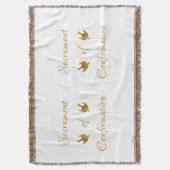 Golden Sacrament van Bevestiging en Heilige Geest Deken (Voorkant Verticaal)