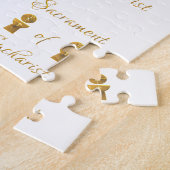 Golden Sacrament van de Eucharistische Gastheer en Legpuzzel (Zijkant)