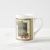 Golden Sacred Heart van Jesus Bone China Mok GIFT (Rechts)