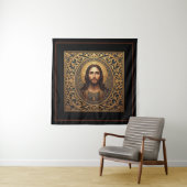 Golden Sacred Icon - Jesus Wandkleed (In situ)