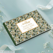 Golden Sage groene eucalyptus bruiloft gastenboek