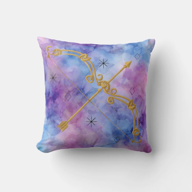 Golden Sagittarius Kussen (Voorkant)