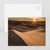 Golden Sand dunes, Death Valley, CA Briefkaart (Voorkant / Achterkant)