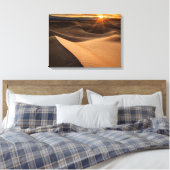Golden Sand dunes, Death Valley, CA Canvas Afdruk (Insitu (Slaapkamer))
