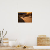 Golden Sand dunes, Death Valley, CA Poster (Keuken)