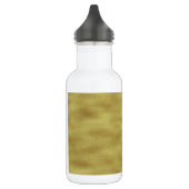 Golden Sand Texture Achtergrond Waterfles (Links)