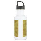 Golden Sand Texture Achtergrond Waterfles (Achterkant)