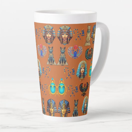 Golden Sands Revival: Authentic Egyptian Antiquity Latte Mok (Rechterhoek)