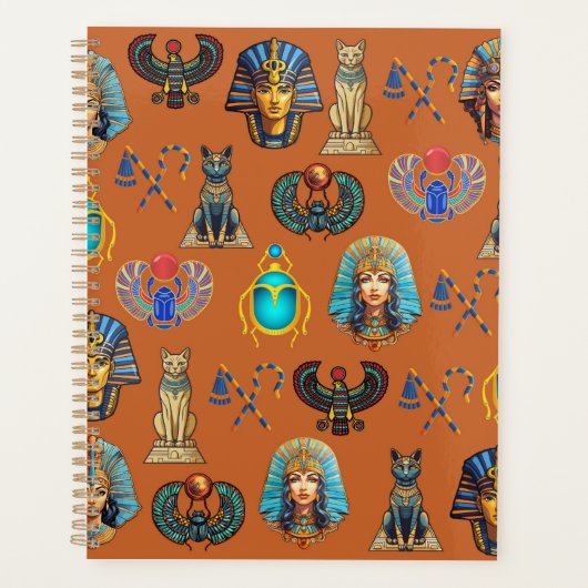 Golden Sands Revival: Authentic Egyptian Antiquity Planner (Voorkant)