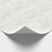 Golden Santa Cadeaupapier (Hoek)