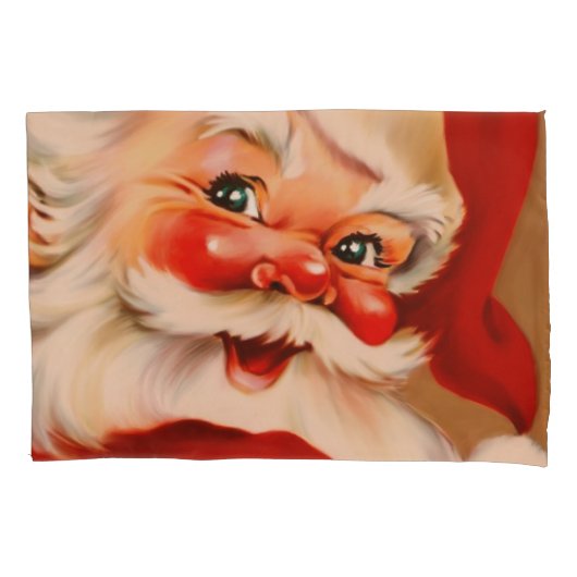 Golden  santa claus kussensloop (Voorkant)