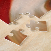 Golden  santa claus legpuzzel (Zijkant)