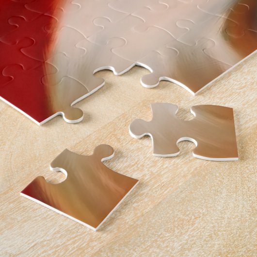 Golden  santa claus legpuzzel (Zijkant)