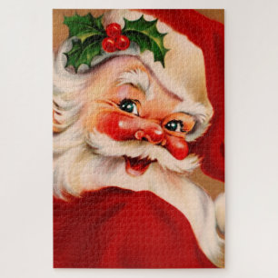 Golden  santa claus legpuzzel