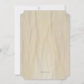 Golden Sash Foto Afstuderen Aankondiging/Uitnodige Kaart (Achterkant)