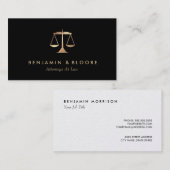 Golden Scale Attorney Visitekaartjes (Voorkant / Achterkant)