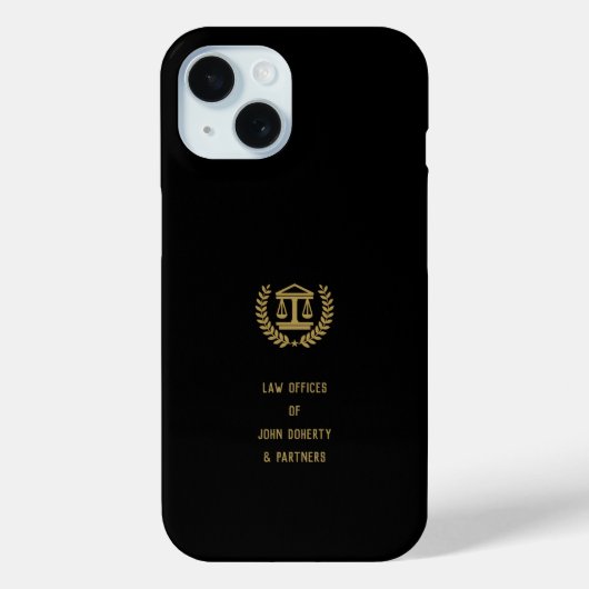 Golden Scales of Justice Case-Mate iPhone Case (Achterkant)