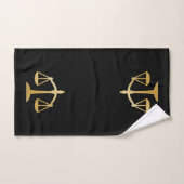Golden Scales of Justice Law Theme Design Bad Handdoek (Handdoek)