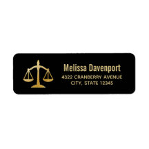 Golden Scales of Justice Law Theme Design