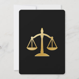 Golden Scales of Justice Law Theme Design Kaart