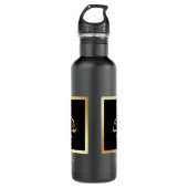 Golden Scales of Justice Law Theme Design Waterfles (Voorkant)