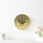 Golden Scales of Justice Ronde Klok (Huis)