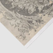 Golden Scarlet Roos Decoupage Tissue Paper Tissuepapier (Detail)