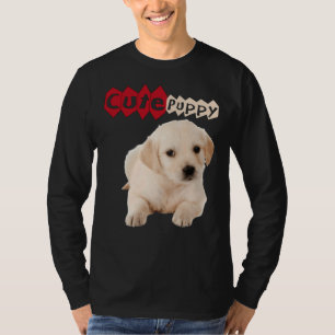 Golden Schattige Labrador Retriever Puppy T-shirt
