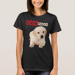 Golden Schattige Labrador Retriever Puppy T-shirt